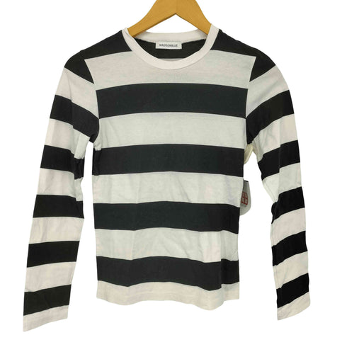 マディソンブルー MADISONBLUE CREW NECK L/S PO WIDE BORDER レディース import:XS